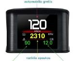 Obd Hud Pro temperatūros indikatorius.