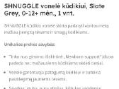 Hnuggle firmos kūdikio vonelė (0-12+ mėn.) - nuotraukos Nr. 4