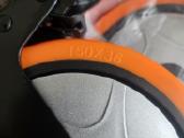 Sunkiasvoriai ratukai 150mm 1250 kg 4vnt - nuotraukos Nr. 2