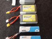 Lipo 4S 450mah / 650mah / 850mah baterijos - nuotraukos Nr. 2