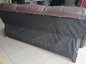 Parduodama odinė sofa lova - nuotraukos Nr. 4
