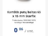 Kamštis putų polistirolo baltas 65 x 15 mm Starfix - nuotraukos Nr. 4