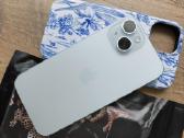 iPhone 15, melynas, 128gb