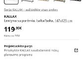 Ikea Kallax - Lentyna su pormiu, balta - nuotraukos Nr. 2