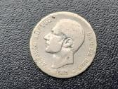 1 peseta 1885m. Ispanija sidabras - nuotraukos Nr. 2