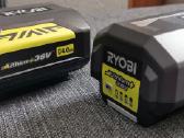2 vnt. Ryobi 36v 4ah originalūs akumuliatoriai