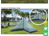 Parduodama 3f Ul Gear Tribe 4 Hot Tent + krosnelė - nuotraukos Nr. 4