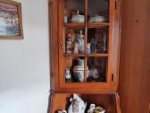Retro,kompaktiška kampinė medinė indauja/bufetukas - nuotraukos Nr. 2