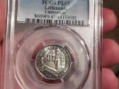 1 litas 2004 Vu Pcgs Ms67pl