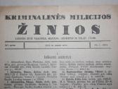 Kriminalinės Milicijos žinios 1941m. Nkvd paieška - nuotraukos Nr. 2