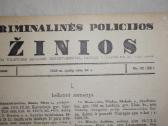Kriminalinės policijos žinios 1938m. Vsd leidinys - nuotraukos Nr. 2