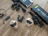 4 kartus naudoti airsoft ginklai