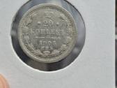 Rusija - Imperija 20 kapeikų, 1867 - 1917 - nuotraukos Nr. 28
