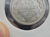 Rusija - Imperija 20 kapeikų, 1867 - 1917 - nuotraukos Nr. 38