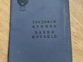 Senovinė darbo knygelė