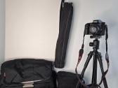 Canon EOS 7d fotoaparato komplektas su 3 objektyva