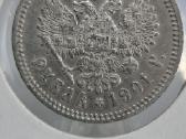 Rusija 1901 Nikolajaus rublis sidabras - nuotraukos Nr. 5