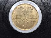 Lietuva 1925 5 centai - nuotraukos Nr. 2