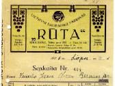 1925 saldainių fabrikas Rūta Šiauliai