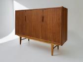 Mid Century tikmedžio komoda - nuotraukos Nr. 2