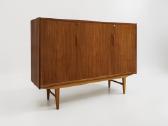 Mid Century tikmedžio komoda - nuotraukos Nr. 3