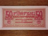 Vokietijos 50 reichspfennig banknotas