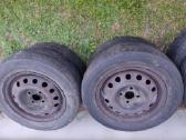 Ratlankiai su padangom 195/60r14 Falken 5€ - nuotraukos Nr. 5