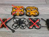 Fpv dronų karboniniai, whoop rėmai, canopy