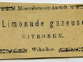 Carinė etiketė Nr. 5 gazuotas limonadas Viekšniai