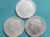 2 zlotai 1932,33 ir 34 m. Jadvyga sidabras - nuotraukos Nr. 2