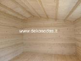 Medinis sodo namelis su sandeliuku 6x4 m. +terasa - nuotraukos Nr. 9