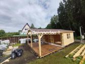 Medinis sodo namelis su sandeliuku 6x4 m. +terasa - nuotraukos Nr. 12