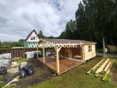 Medinis sodo namelis su sandeliuku 6x4 m. +terasa - nuotraukos Nr. 15