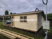 Medinis sodo namelis su sandeliuku 6x4 m. +terasa - nuotraukos Nr. 19