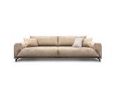 Parduodama veliūrinė sofa su pufu. - nuotraukos Nr. 5