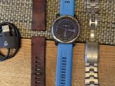 Garmin Quatix 7x Sapphire 51mm ekranas, titanium - nuotraukos Nr. 9