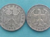 2 markes 1925-1926 m. Vokietija sidabras - nuotraukos Nr. 2