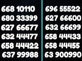 70vnt Gražūs VIP Numeriai 777 30/40€ - nuotraukos Nr. 4