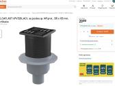 Alcadrain vertikalus trapas