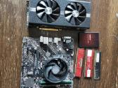 Parduodu Ryzen3900x Asus Prime B450 Ddr4 8gb combo