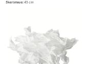 Popieriniai baltos spalvos pakabinami šviestuvai - nuotraukos Nr. 5