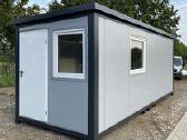 6x2.40 m container + WC, shower and kitchen