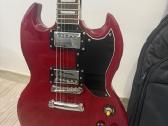 Tokai Sg-43-ch elektrinė gitara su dėklu ir stovu - nuotraukos Nr. 2