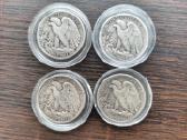 JAV 1/2 Doleriai 1942-1943-1944-1945 sidabras