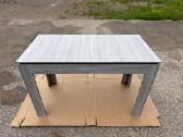 Valgomas stalas 120x60x76cm, betono spalvos - nuotraukos Nr. 3