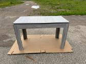 Valgomas stalas 120x60x76cm, betono spalvos - nuotraukos Nr. 4