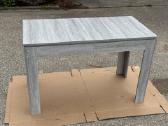 Valgomas stalas 120x60x76cm, betono spalvos