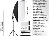 Softbox, apšvietimo rinkinis, studijinė lempa - nuotraukos Nr. 6