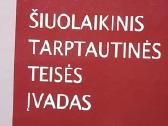 Šiuolaikinis tarptautinės teisės įvadas