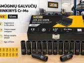 Galvučių komplektas JCB 1/2", 25€